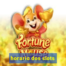 horario dos slots